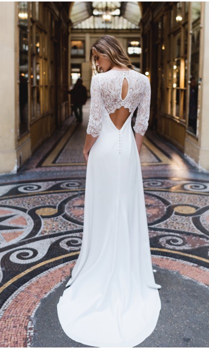 Lalique wedding dress