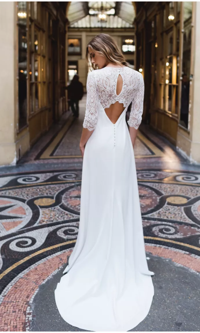 Lalique wedding dress