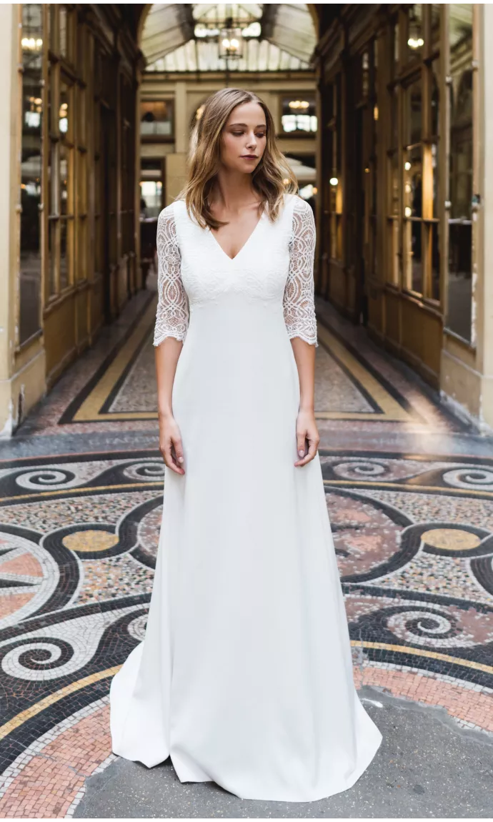 Lalique wedding dress