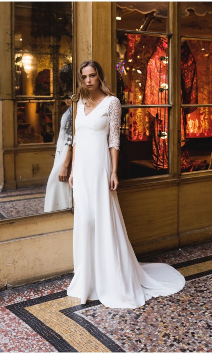 Lalique wedding dress