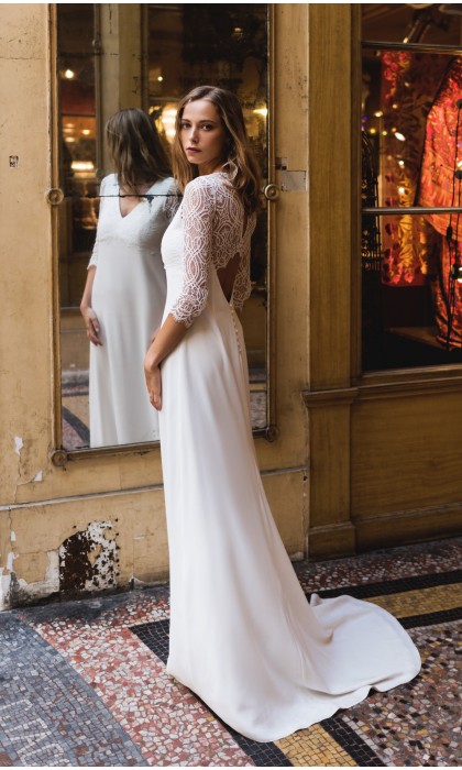 Lalique wedding dress