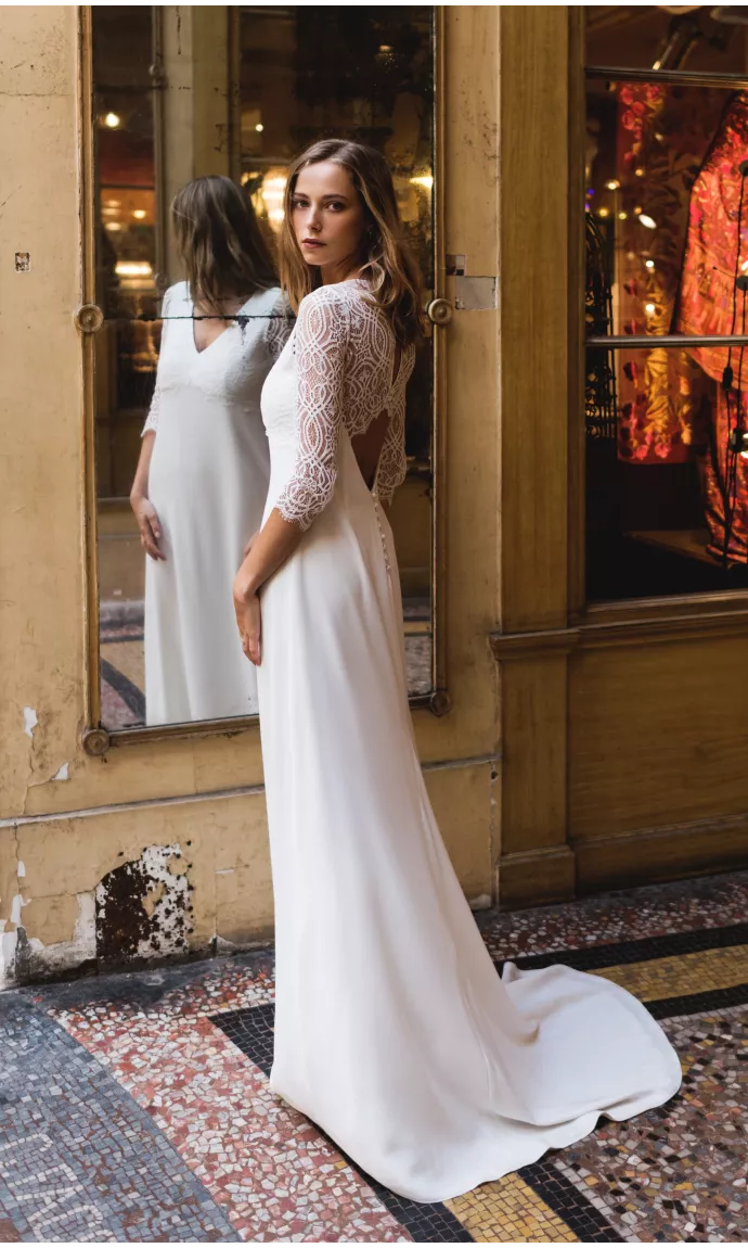 Lalique wedding dress