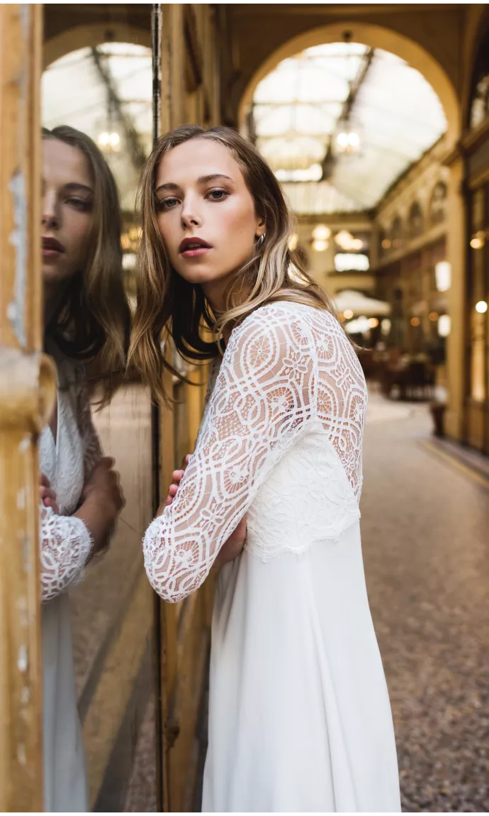 Lalique wedding dress