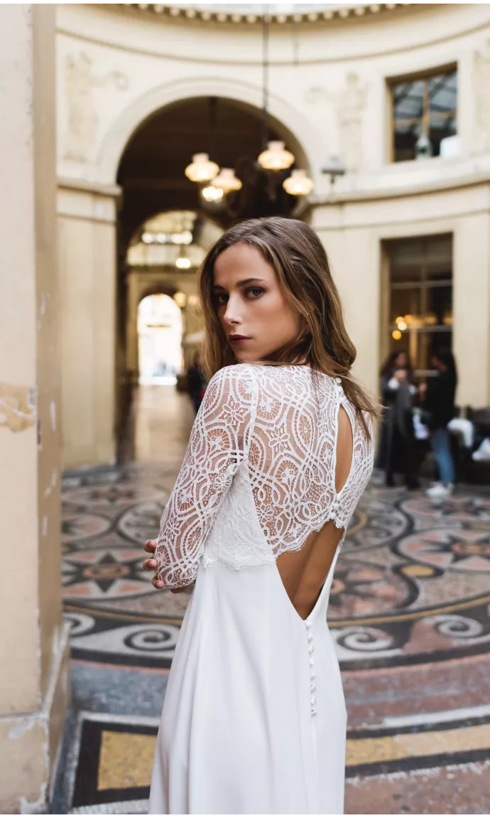 Lalique wedding dress