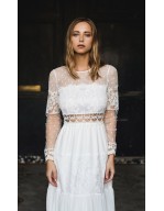 Folk wedding dress