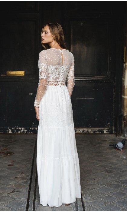 Robe de mariée Folk