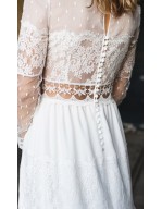 Folk wedding dress