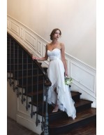 Ensemble duchesse avec traîne