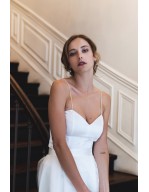 Ensemble duchesse avec traîne