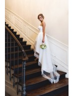 Ensemble duchesse avec traîne