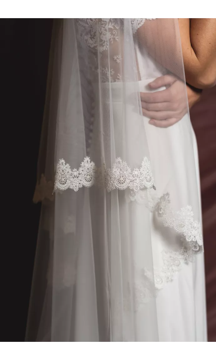 Le voile Cathedrale guipure