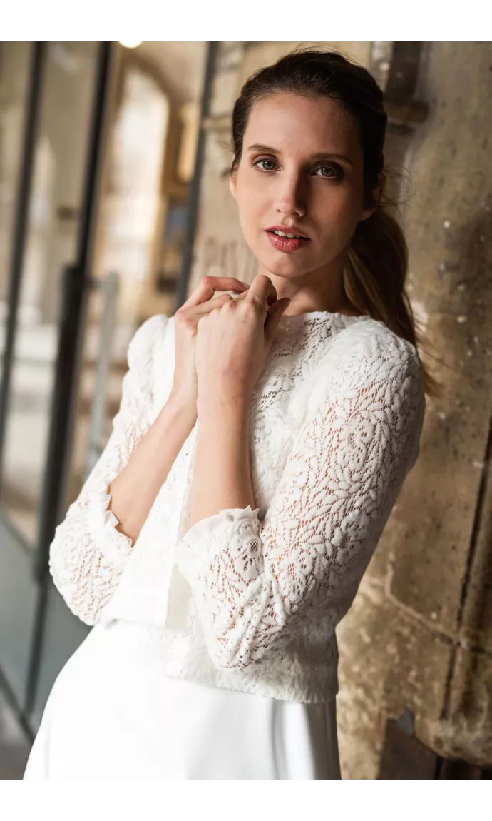 La gilet de la mariée