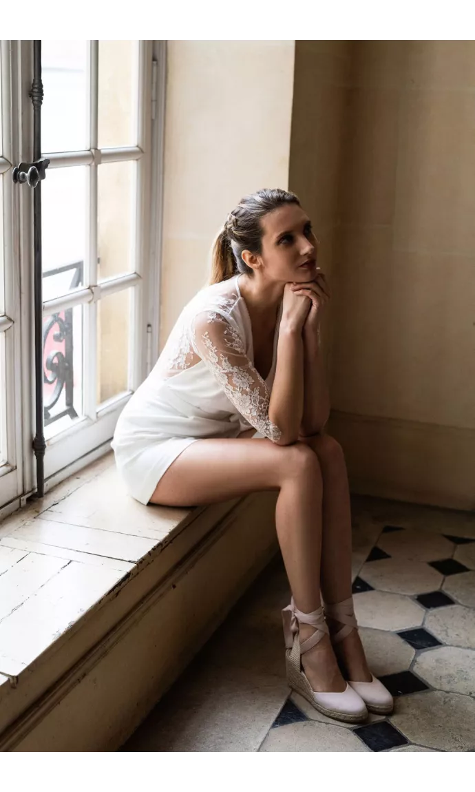 La combishort de la mariée