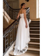 Ensemble duchesse avec traîne