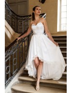 Ensemble duchesse avec traîne
