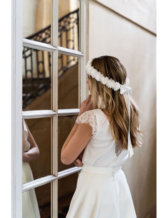Couronne de fleurs Eglantine