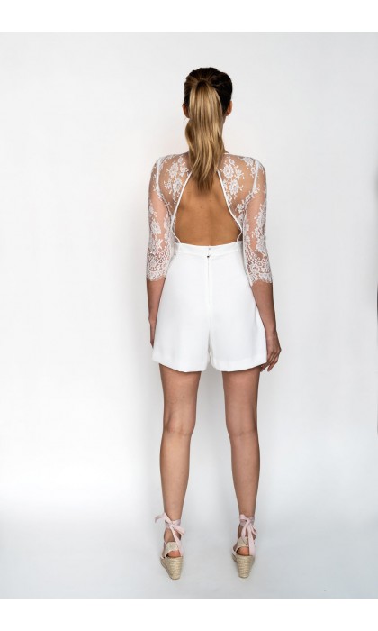 La combishort de la mariée