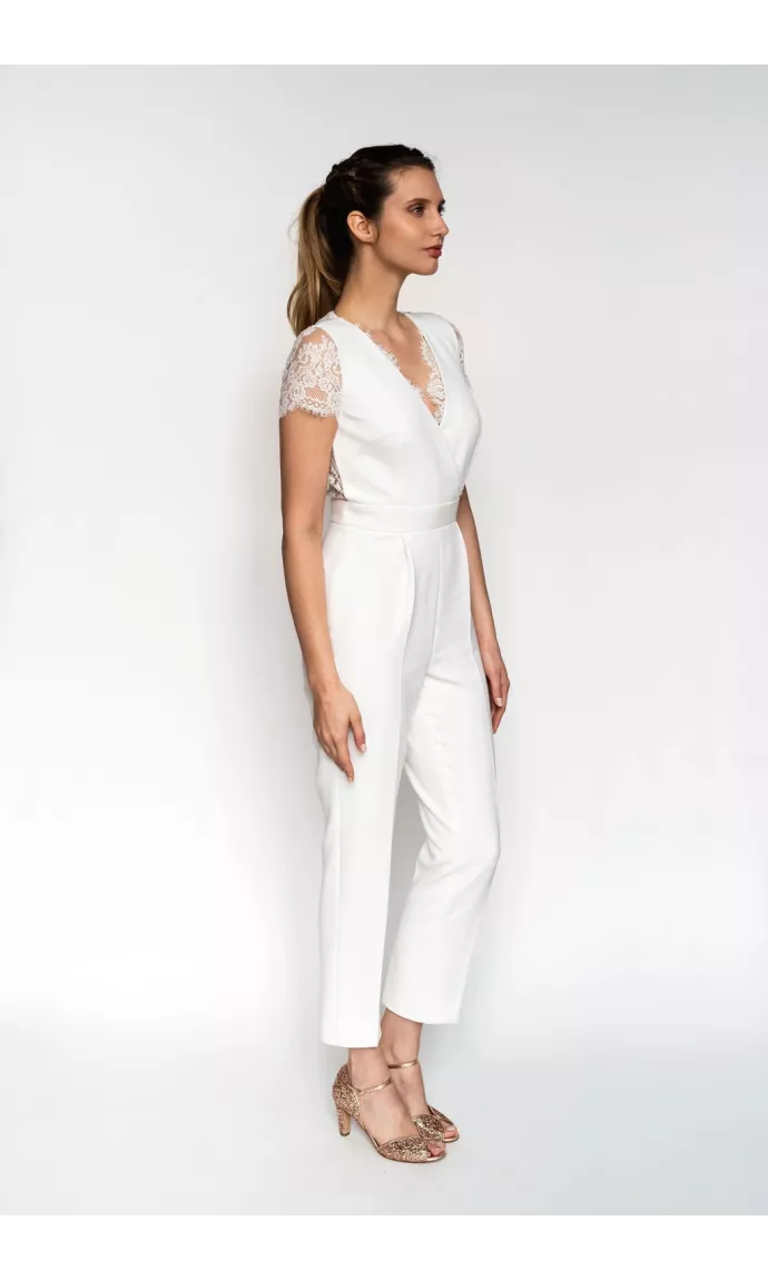 La combinaison pantalon de la mariée