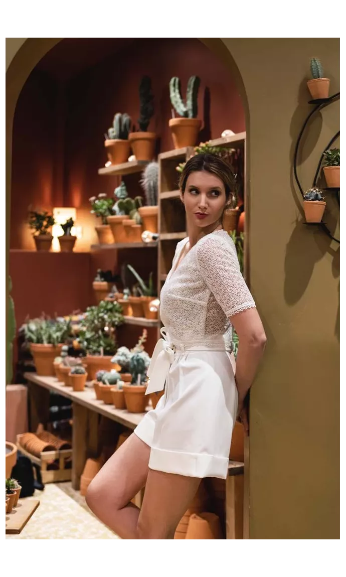 Le short de la mariée