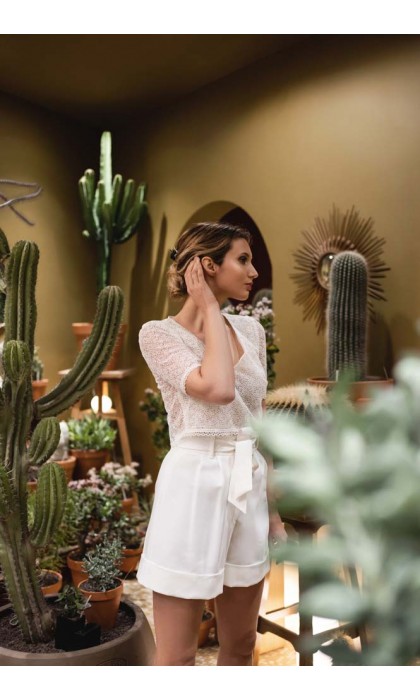 Le short de la mariée