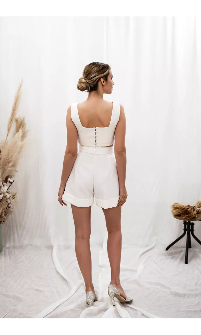 Le short de la mariée