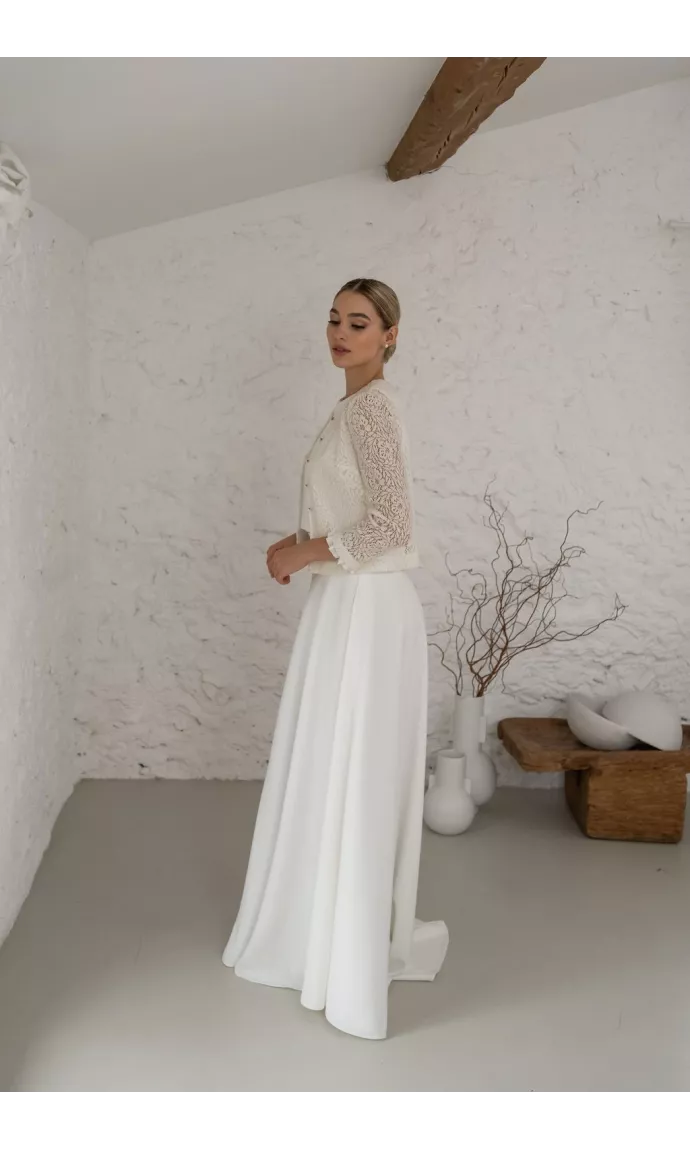 La gilet de la mariée