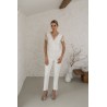 La combinaison pantalon de la mariée