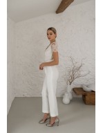 La combinaison pantalon de la mariée