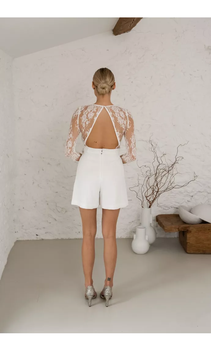 La combishort de la mariée