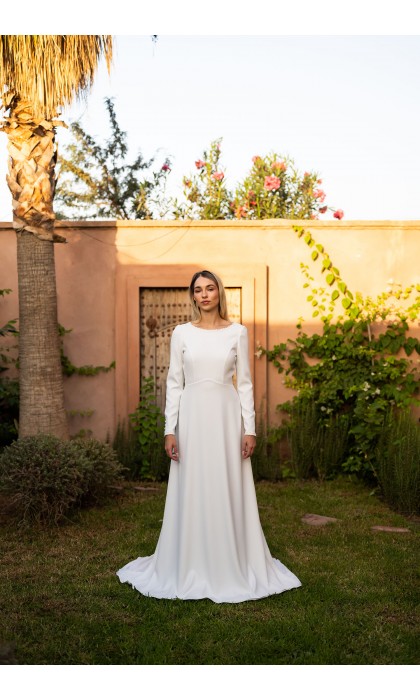 La robe de mariée d'hiver