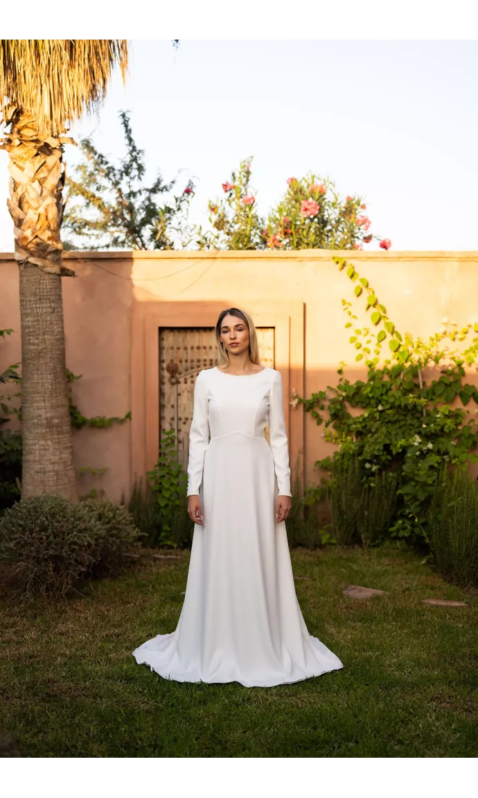 La robe de mariée d'hiver