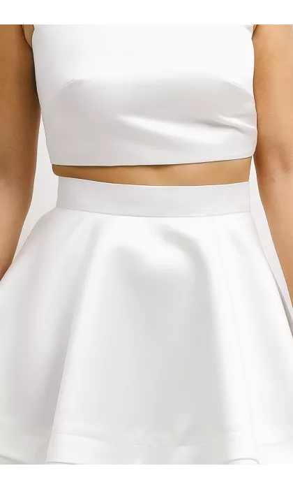 Crop top de mariée