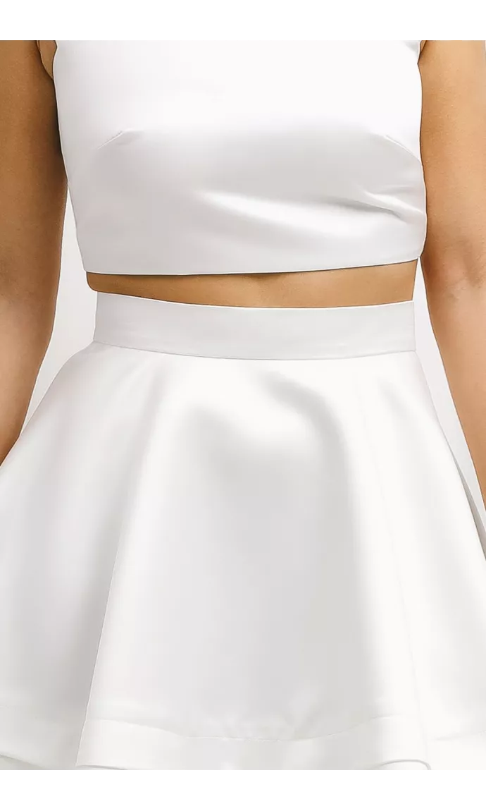 Bridal crop top