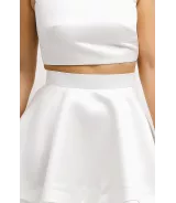 Crop top de mariée