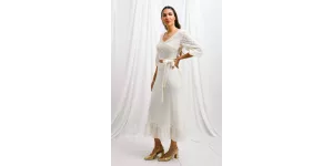 Haut de mariage en tricot chaud