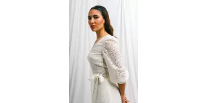 Haut de mariage en tricot chaud