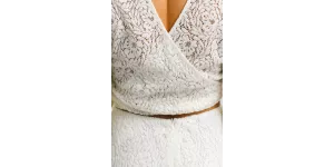 Haut de mariage en tricot chaud