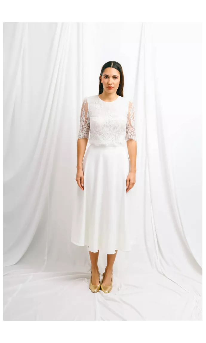 Civil wedding skirt
