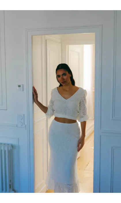 civil wedding skirt