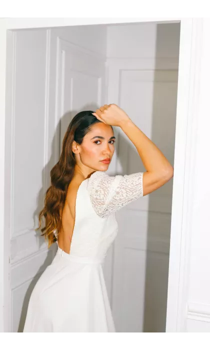 Civil wedding dress Clara