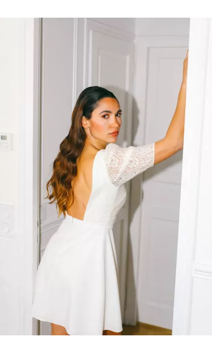 Civil wedding dress Clara