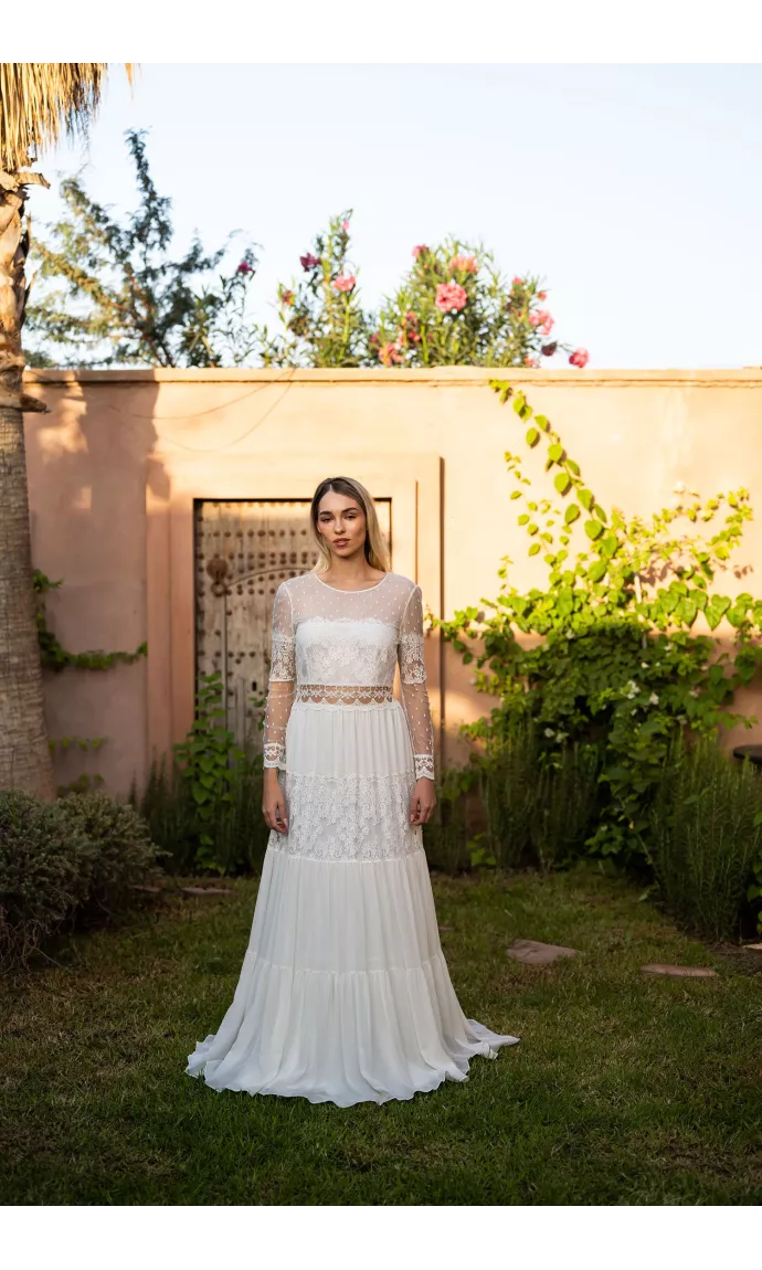 Robe de mariée Folk