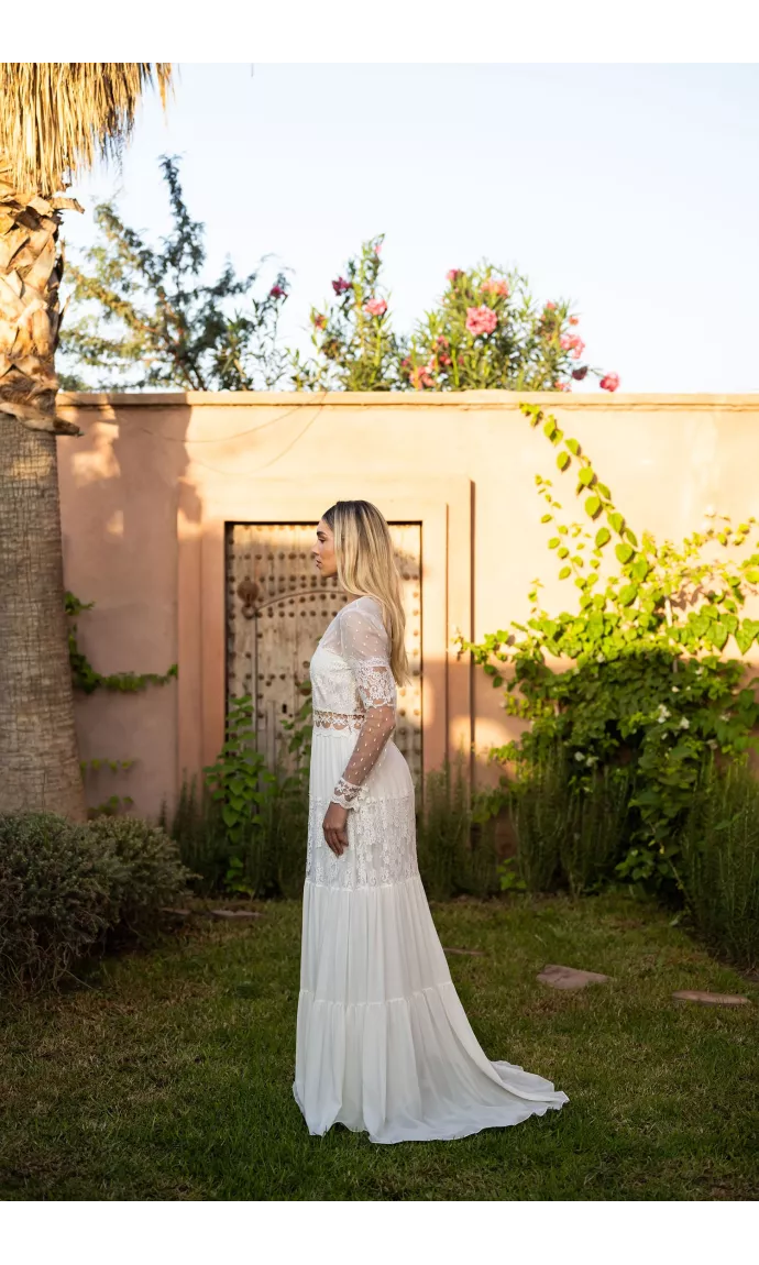 Robe de mariée Folk