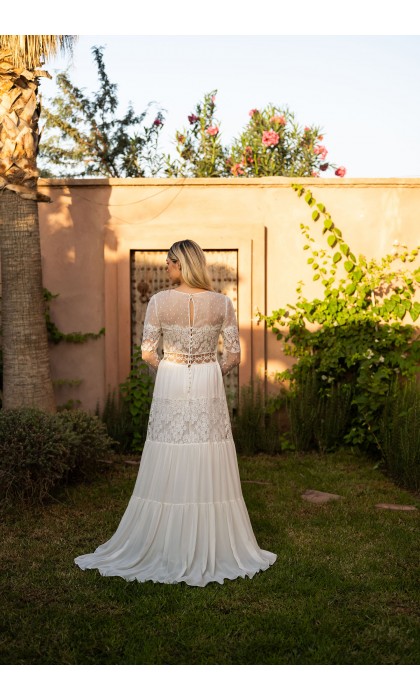 Robe de mariée Folk