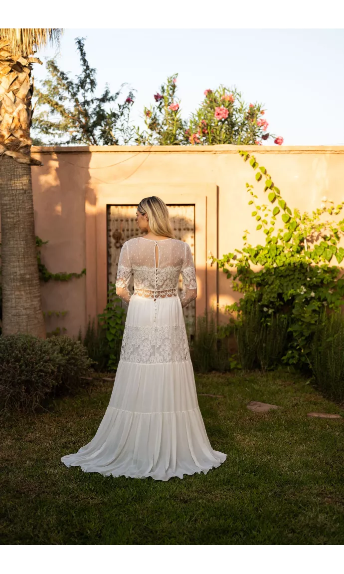 Robe de mariée Folk