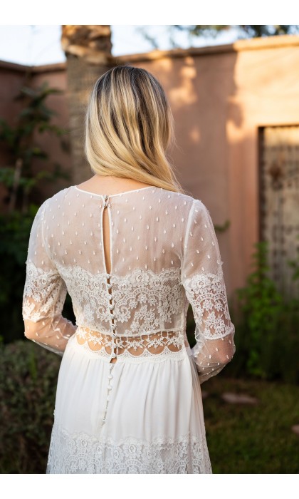 Robe de mariée Folk