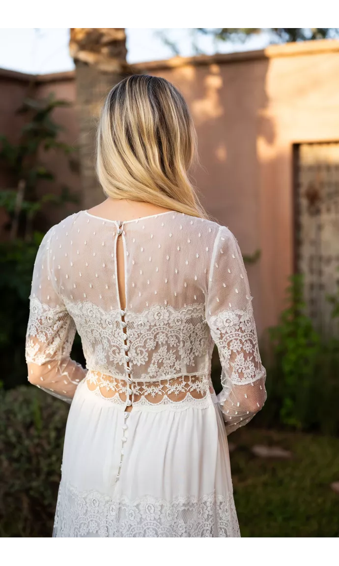Robe de mariée Folk