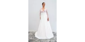 Robe de mariée couture singulière et romantique