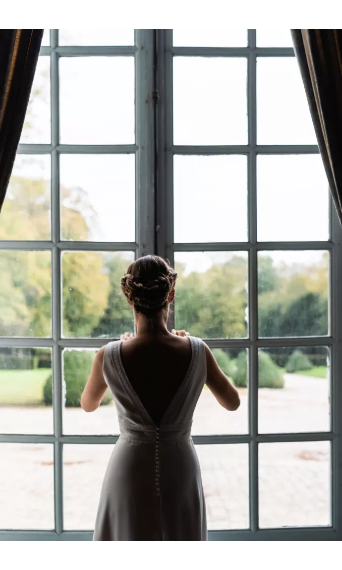 The wedding dress Olympe