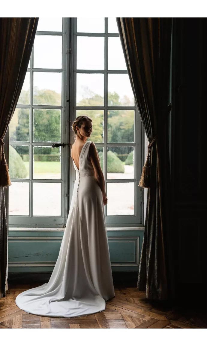 The wedding dress Olympe